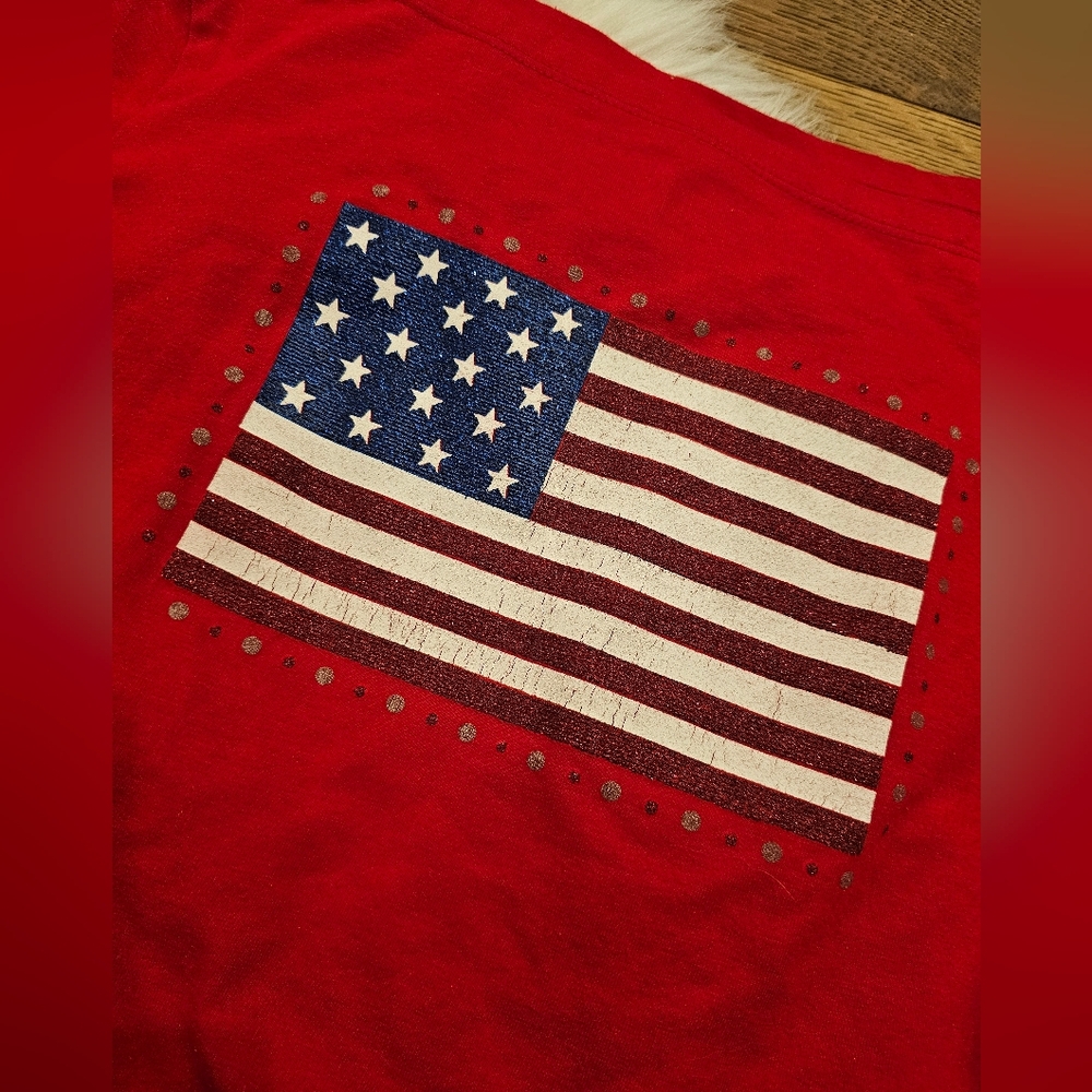 Vintage Patriotic Shirts - Red and Blue - Picture 6 of 7